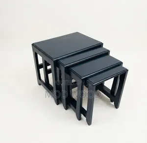 Modern Space-Saving Nesting Coffee Table Set