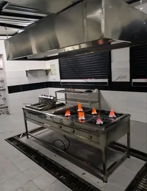 Modern Mink Stainless Steel Commercial Kitchen Set Up