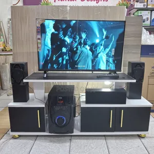 Istanbul 2 Modern TV Stand With LED Lights