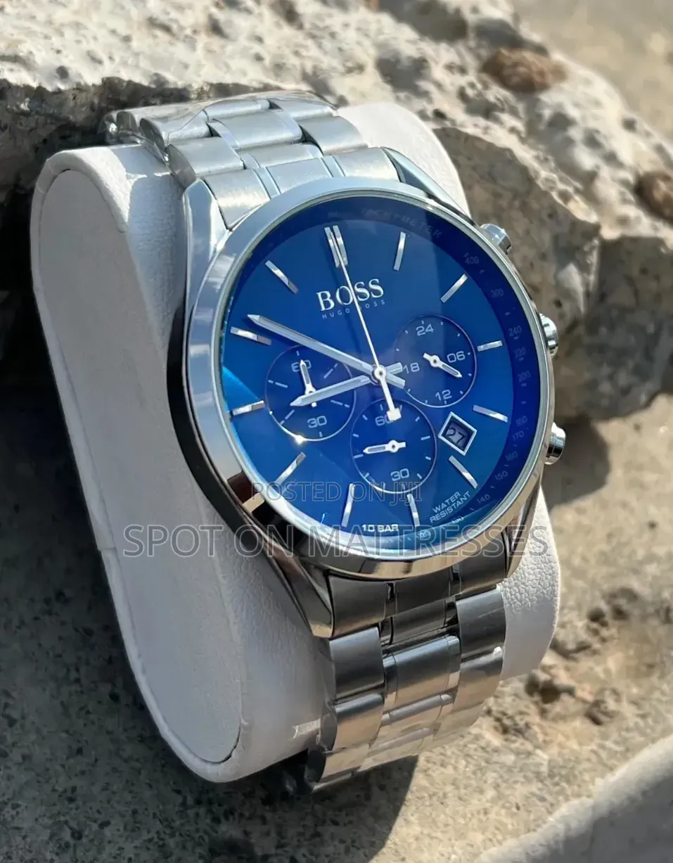 New Arrivals! Hugo Boss Quartz Watch. Stainless Steel. Date Window.