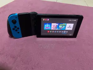 Used Nintendo Switch V2 + Dock, Charger Joy-Cons – No Game Card