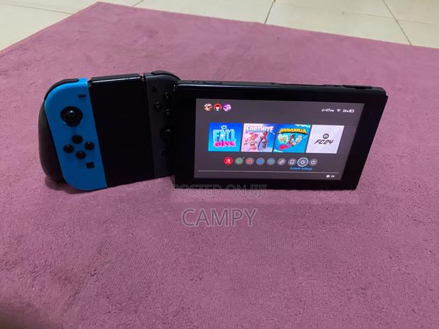 Used Nintendo Switch V2 + Dock, Charger Joy-Cons – No Game Card - thumbnail 7