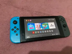 Used Nintendo Switch V2 + Dock, Charger Joy-Cons – No Game Card