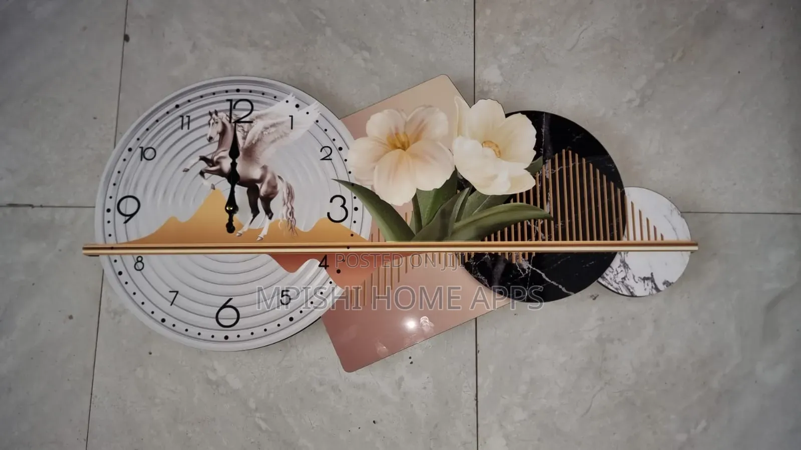 2 in 1 Wall Art Clock