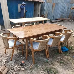 Berry Crafted Mvule 8 Seater Royal Dinning Table Set