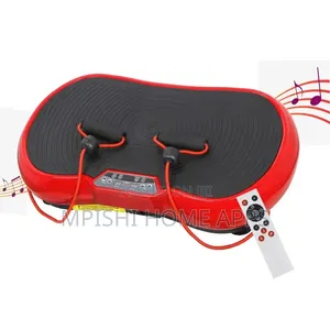 Red Vibration Plate Exercise Machine