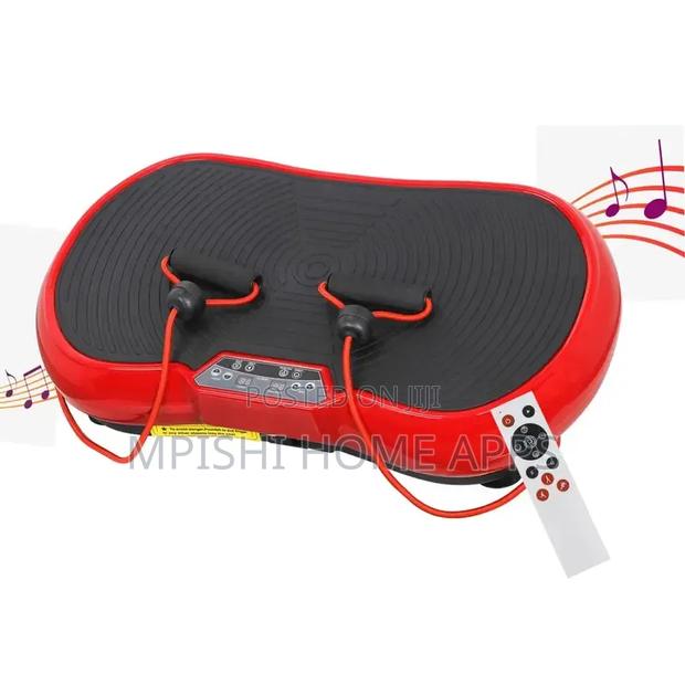 Red Vibration Plate Exercise Machine