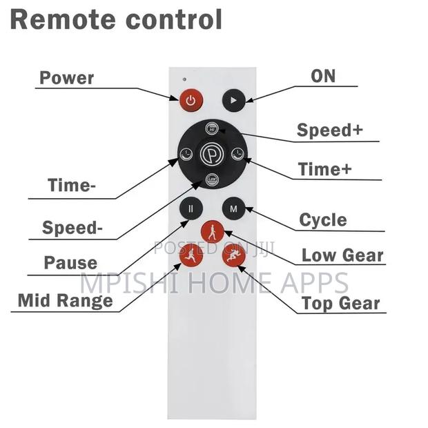 Red Vibration Plate Exercise Machine - thumbnail 4
