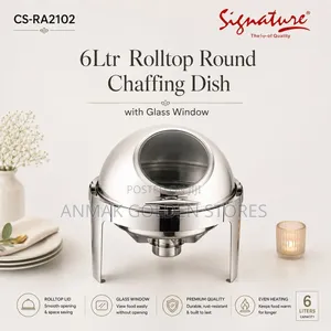 6.0 LTR Round Rolltop With Glass Window Single Compartment Cs-Ra-2102