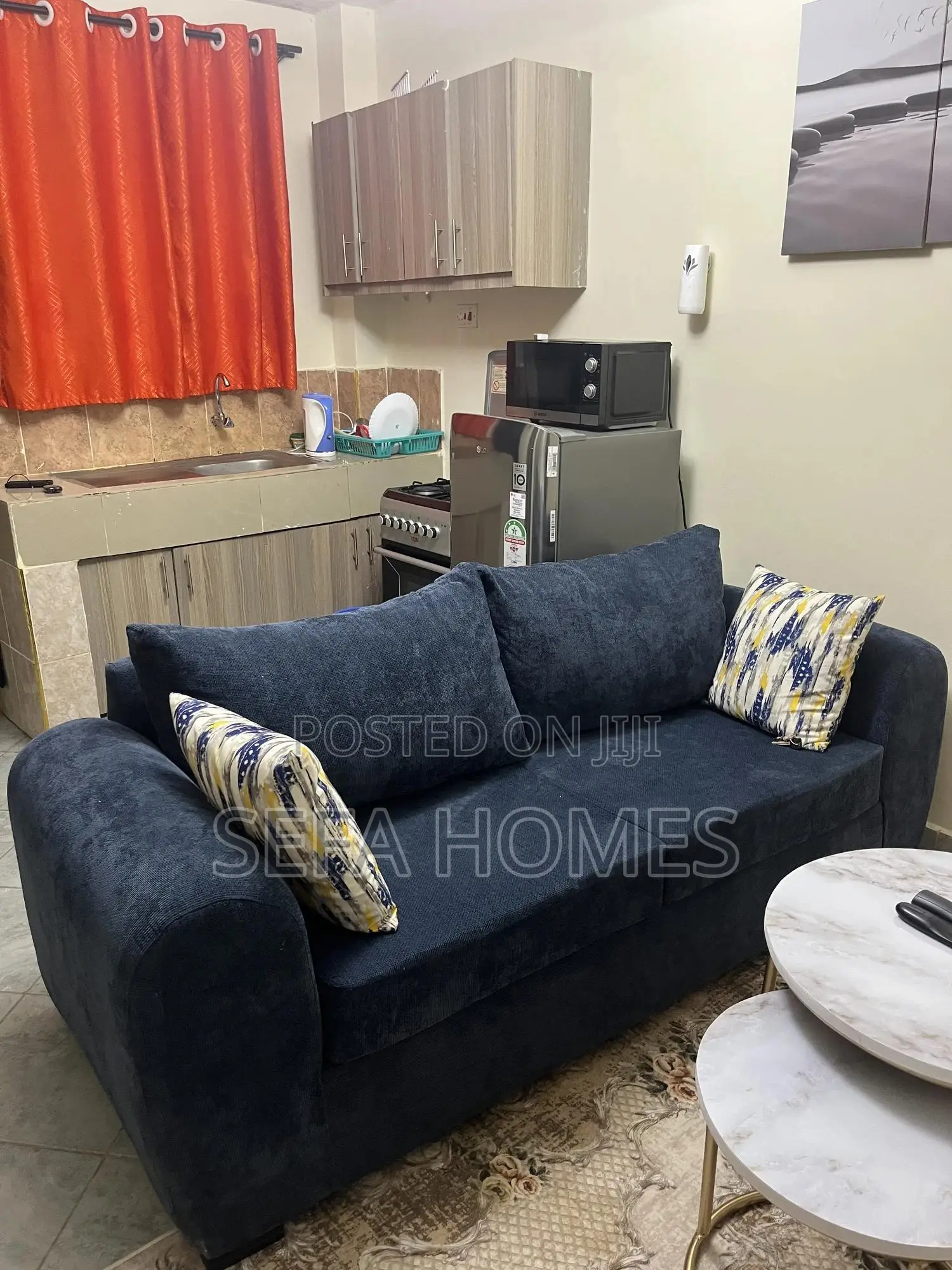 Modern Furnished Studio Airbnb in Ruaka Joyland
