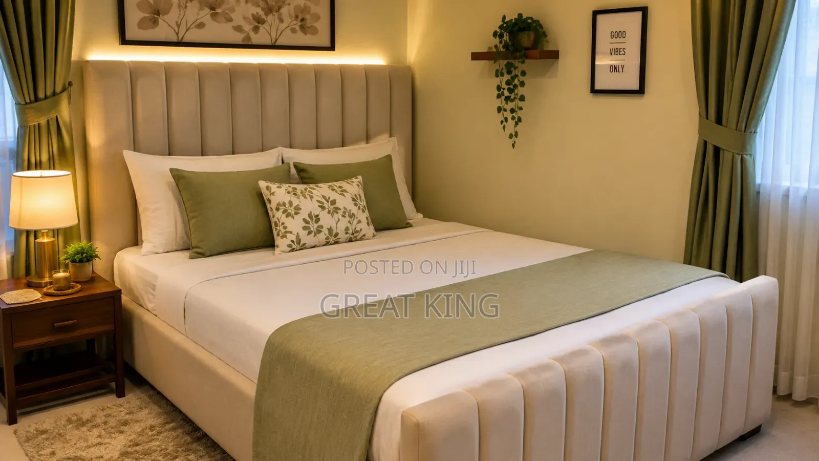6*6 Bed. Global Furnitures