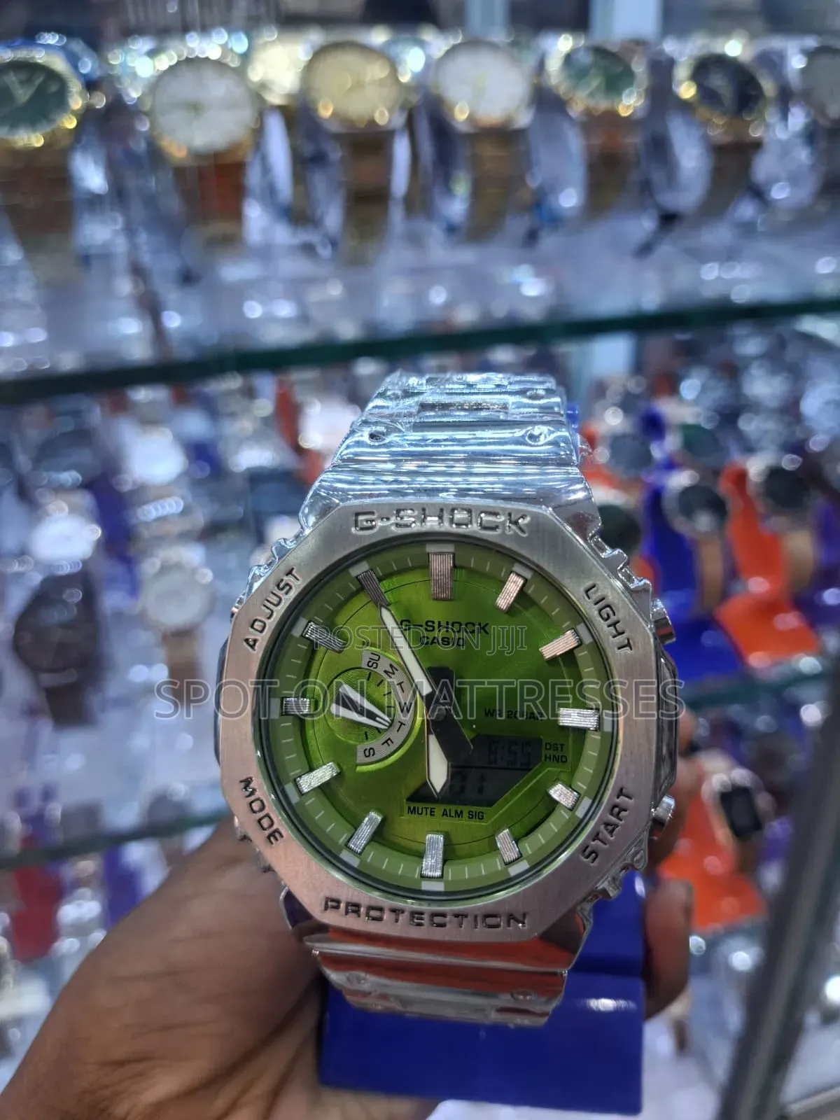Durable! G-Shock Casio Watch. Stainless Steel. Analog/Digital Display.