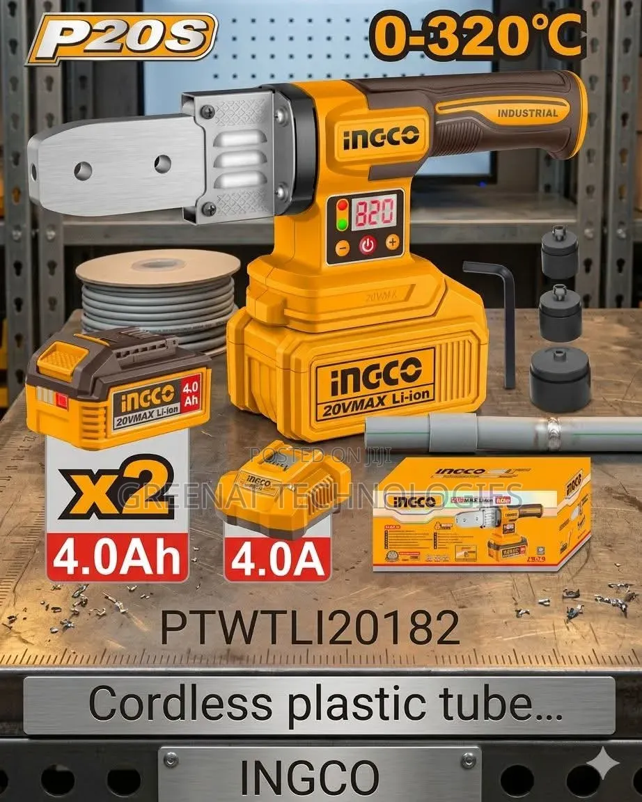 INGCO 20V 580W Cordless Plastic Tube Welding Tool