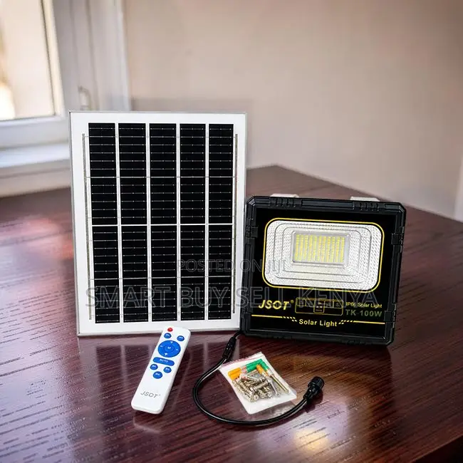 High Brightness 100W Watts Outdoor Security Led Solar Flood Light