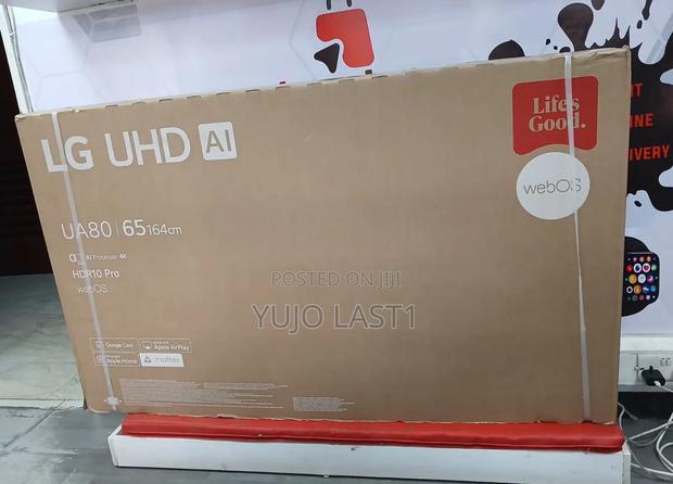 65 Inch LG Uhd Ai Ua80 Smart TV Hdr10 Webos25 2025
