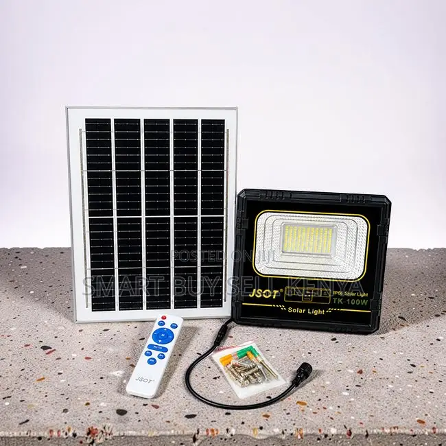Automatic 100W Watts Outdoor Security Led Solar Flood Light