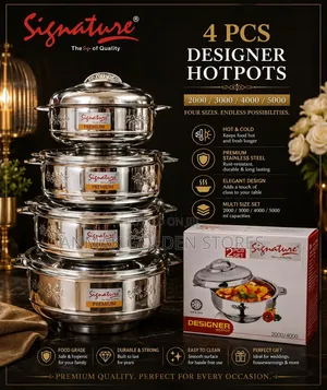 4pcs Premium Designer Hotpot Set (2000/3000/4000/5000)
