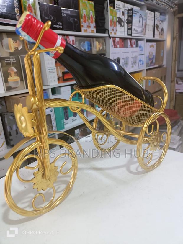 Vintage Metal Tricycle Wine Holder(tet