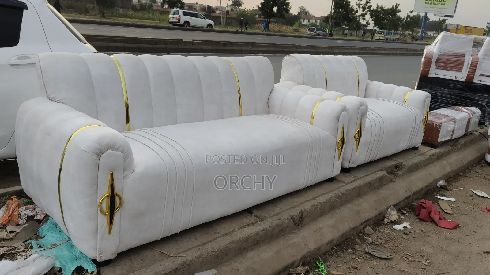 5 Seater Spring Sofa Set
