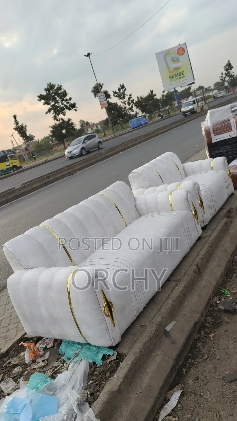 5 Seater Spring Sofa Set