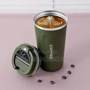 Digital Stainless Steel Coffee Mug (Tet