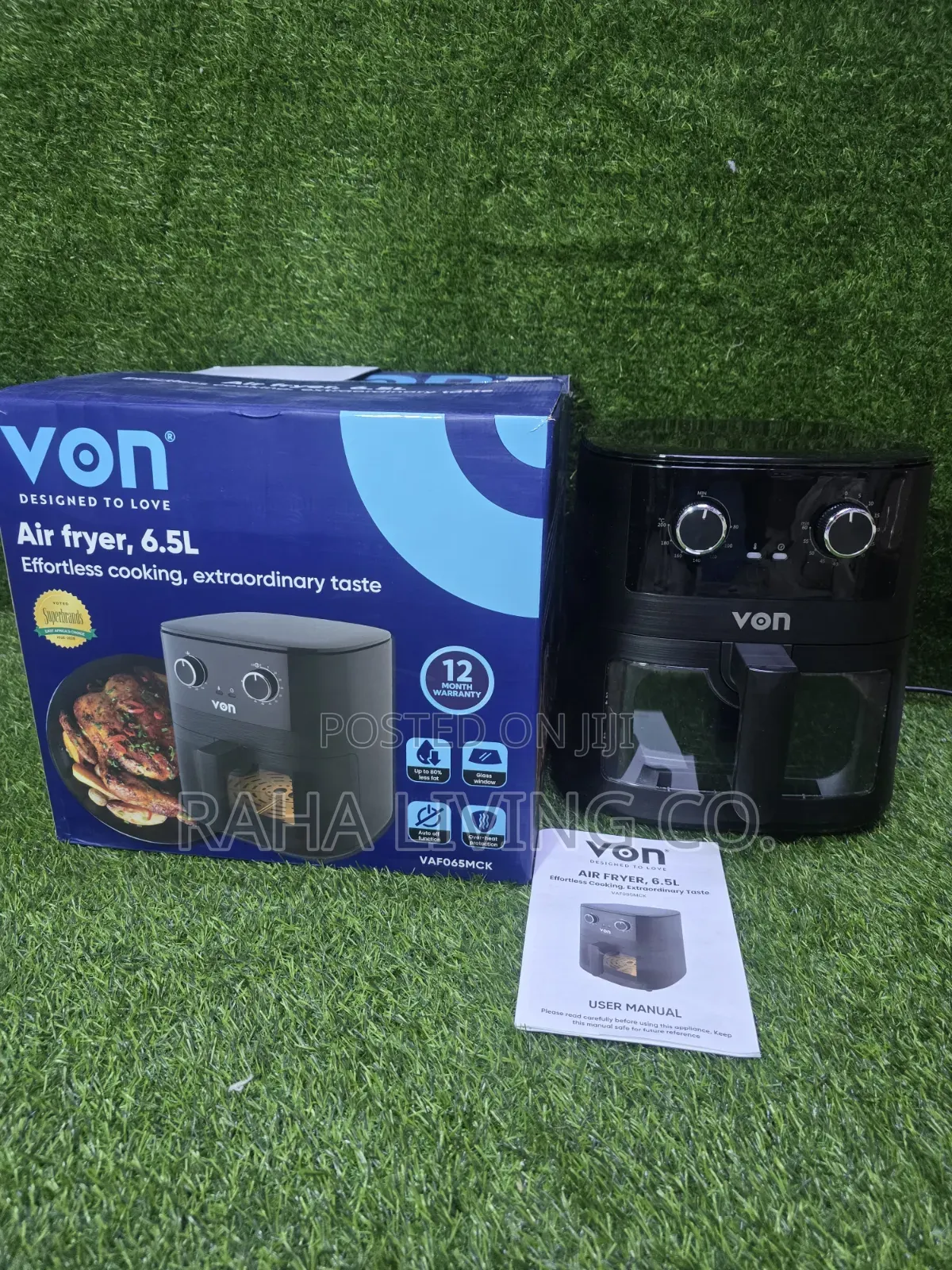 Von Air Fryer 6.5L Manual | VAF065MCK