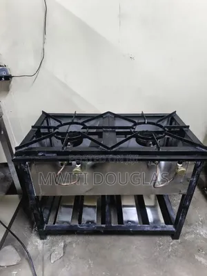 Sided Covered Mild Steel Two Burner Cooker