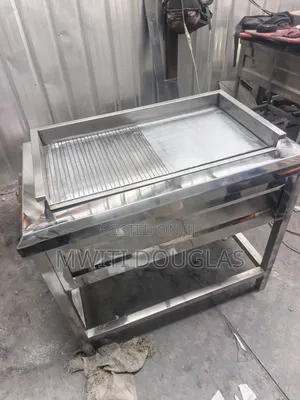 Shinny Stainless Steel Gas Griddle 1m by 2fits