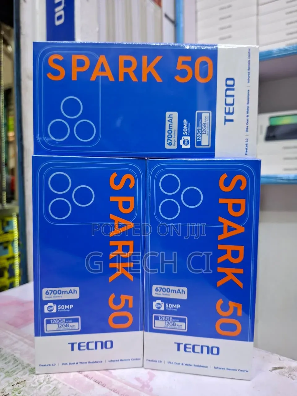 New Tecno Spark 50 128 GB