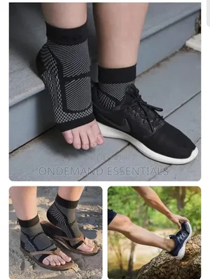 7-Zone Ankle Compression Sleeves Open Toe