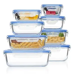 Vtopmart 8 Pack Glass Food Storage Containers