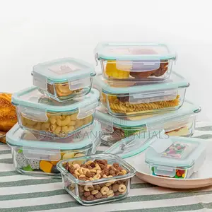 Vtopmart 8 Pack Glass Food Storage Containers