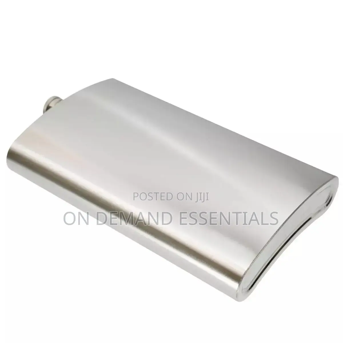 64 Oz Giant Stainless Steel Whiskey Flask With Cover Holder
