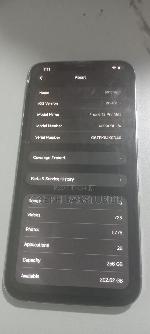 Apple iPhone 12 Pro Max 256 GB Silver - thumbnail 2