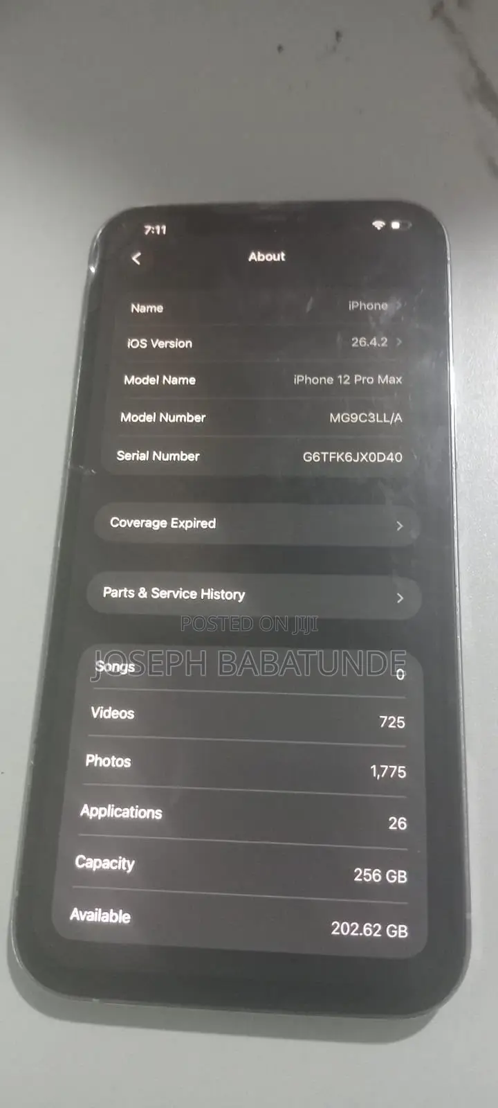 Apple iPhone 12 Pro Max 256 GB Silver
