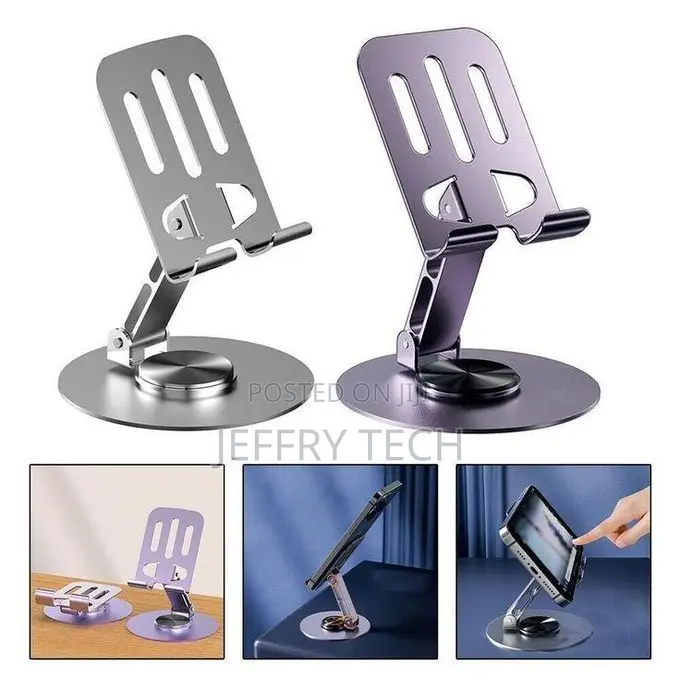 Adjustable Foldable Aluminum Phone Tablet Stand