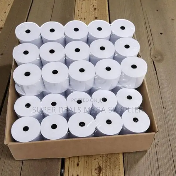 Heavy Duty 50pcs Full Box of 80mm by 80mm by 13mm Thermal Paper Rolls