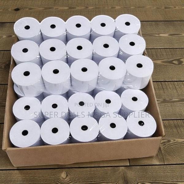 Ultra Smooth Finish 50 Pieces 80mm by 80mm by 13mm Thermal Paper Rolls