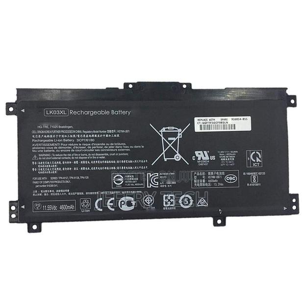 LK03/LK03XL Battery for HP Envy 17 and HP Envy X360 15 Series - Black