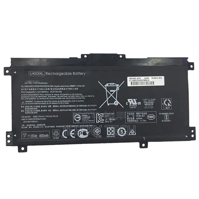 LK03/LK03XL Battery for HP Envy 17 and HP Envy X360 15 Series - Black