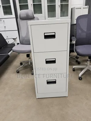 Metallic 3 Drawer Cabinet
