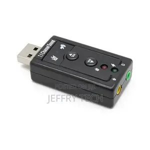 USB 2.0 Sound Adapter - Black