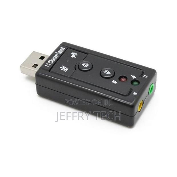 USB 2.0 Sound Adapter - Black - main view