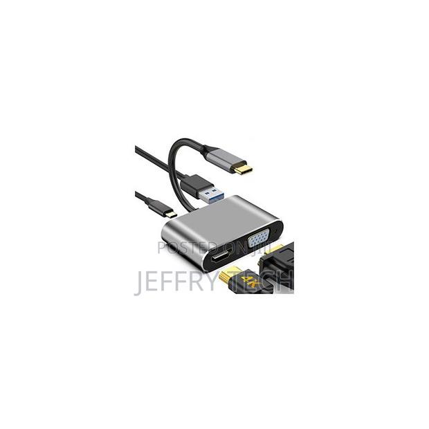 Type -C Hdmi Vga Converter USB 3.0 Adapter