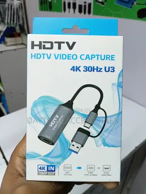 2-in-1 HDMI Video Capture Card That Supports Input at 30Hz.
