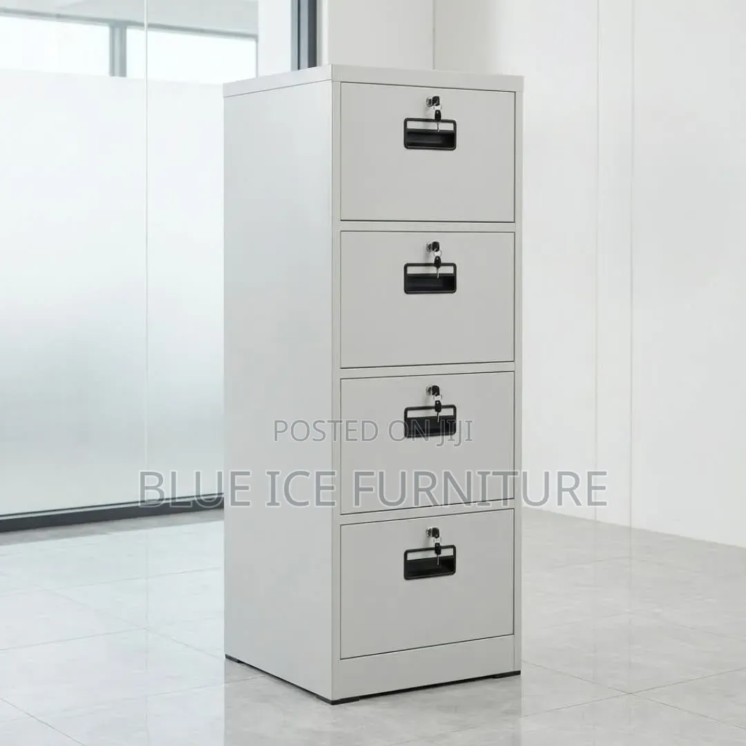Executive 4 Drawer Lockable Office Cabinet