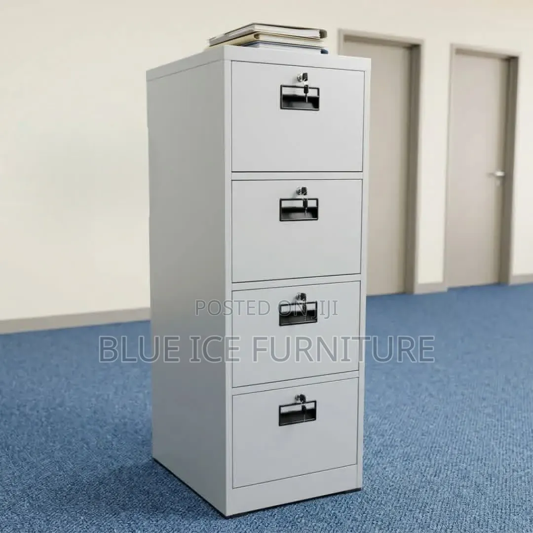 Executive 4 Drawer Lockable Office Cabinet
