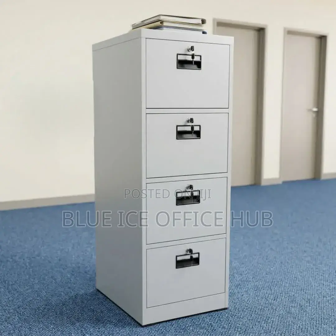 Executive 4 Drawer Lockable Office Cabinet