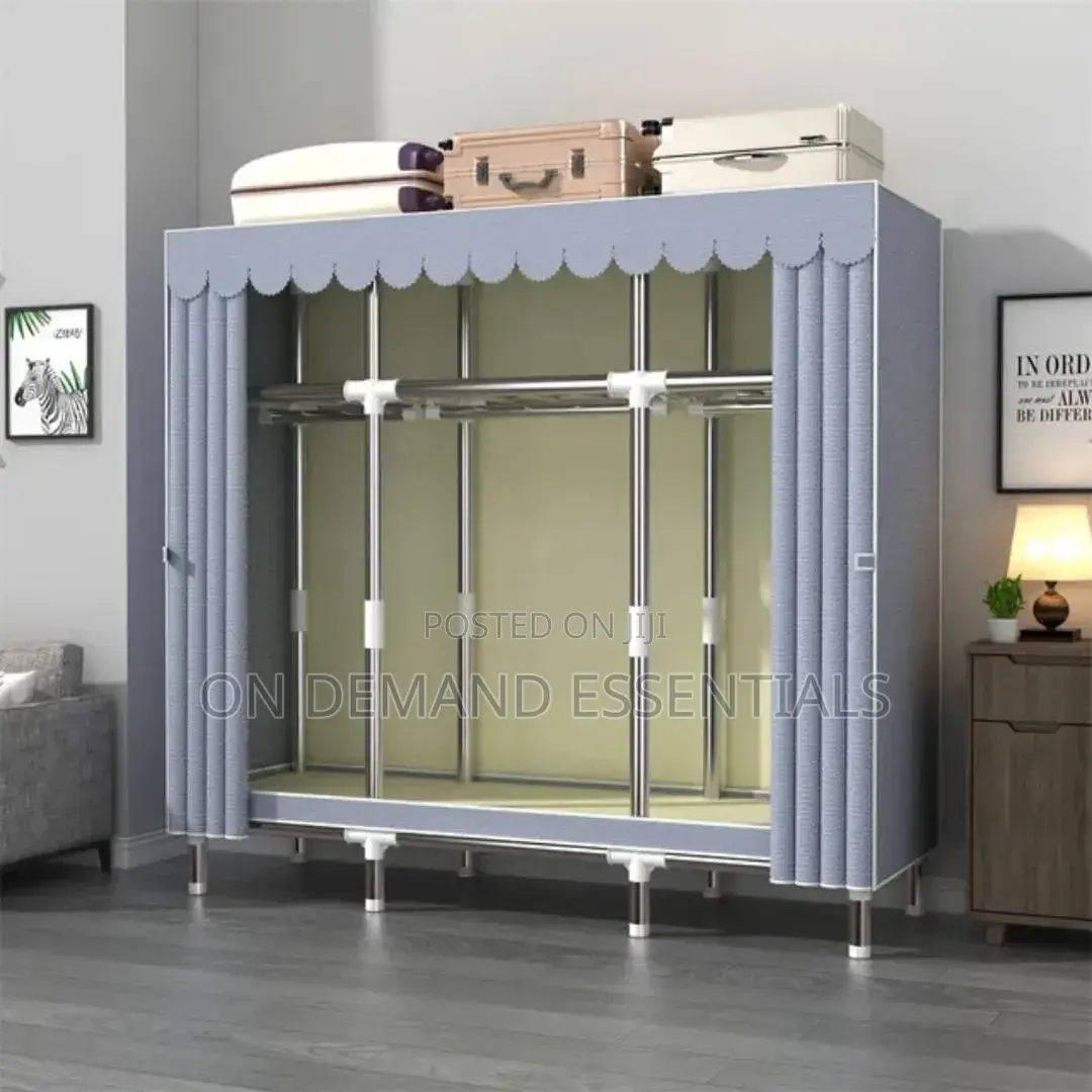 Heavy Duty Metallic Portable Wardrobe