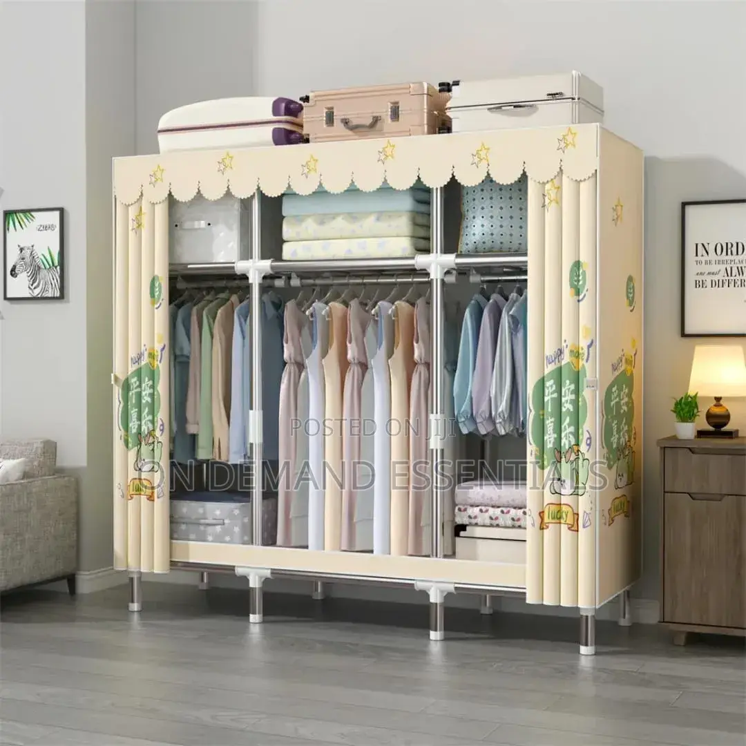 Heavy Duty Metallic Portable Wardrobe